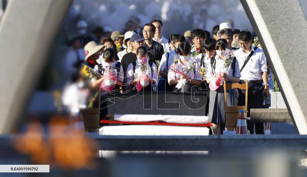 78th A-bomb anniversary in Hiroshima