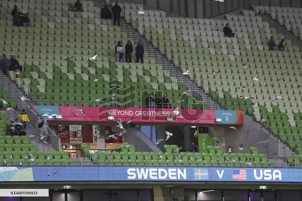 (SP)AUSTRALIA-MELBOURNE-FIFA-WOMEN'S WORLD CUP-ROUND OF 16-SWE VS USA
