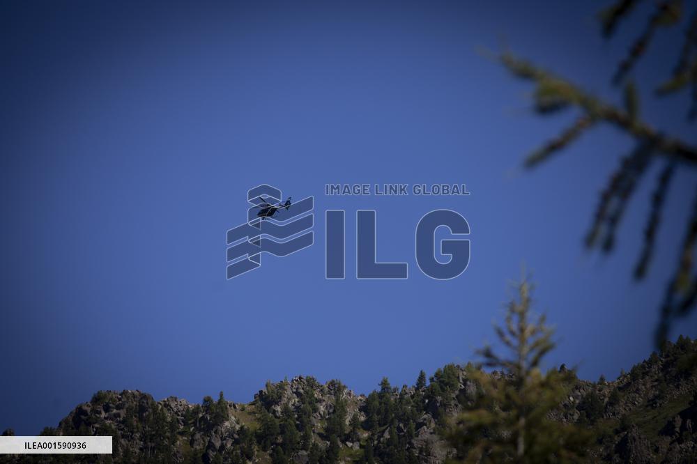 Pro-Migrant No Border Activists Camping Franco-Italian Border