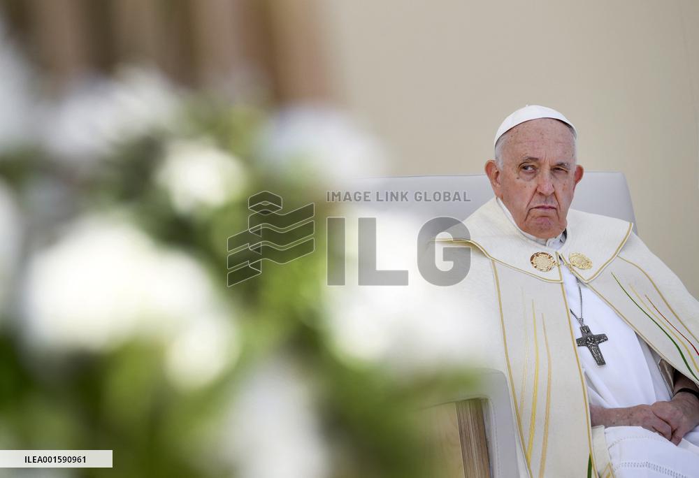 Pope Francis Leads The Mass for WYD - Lisbon
