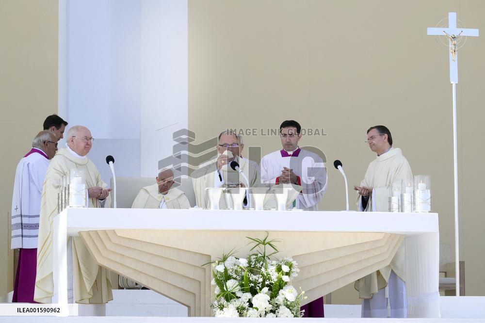 Pope Francis Leads The Mass for WYD - Lisbon
