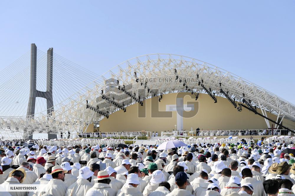 Pope Francis Leads The Mass for WYD - Lisbon