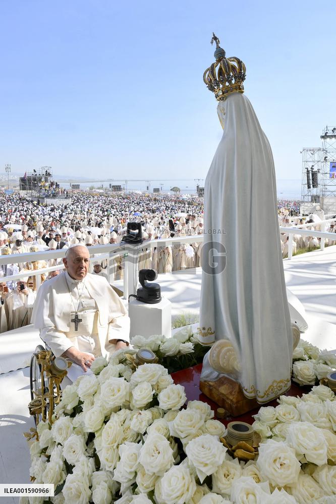 Pope Francis Leads The Mass for WYD - Lisbon