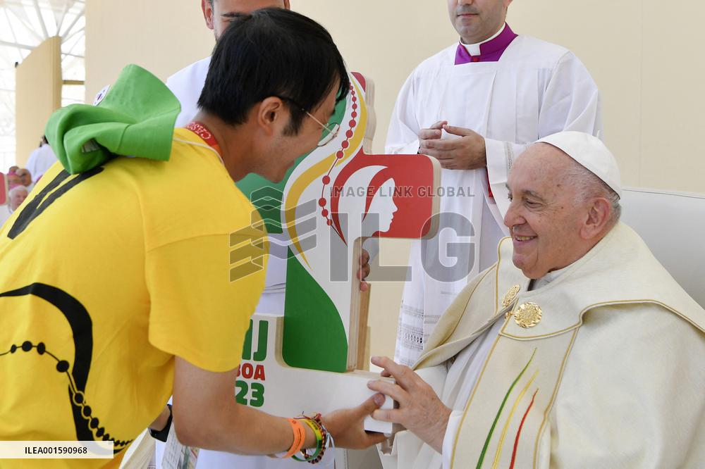 Pope Francis Leads The Mass for WYD - Lisbon
