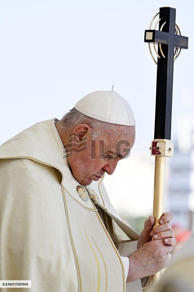 Pope Francis Leads The Mass for WYD - Lisbon