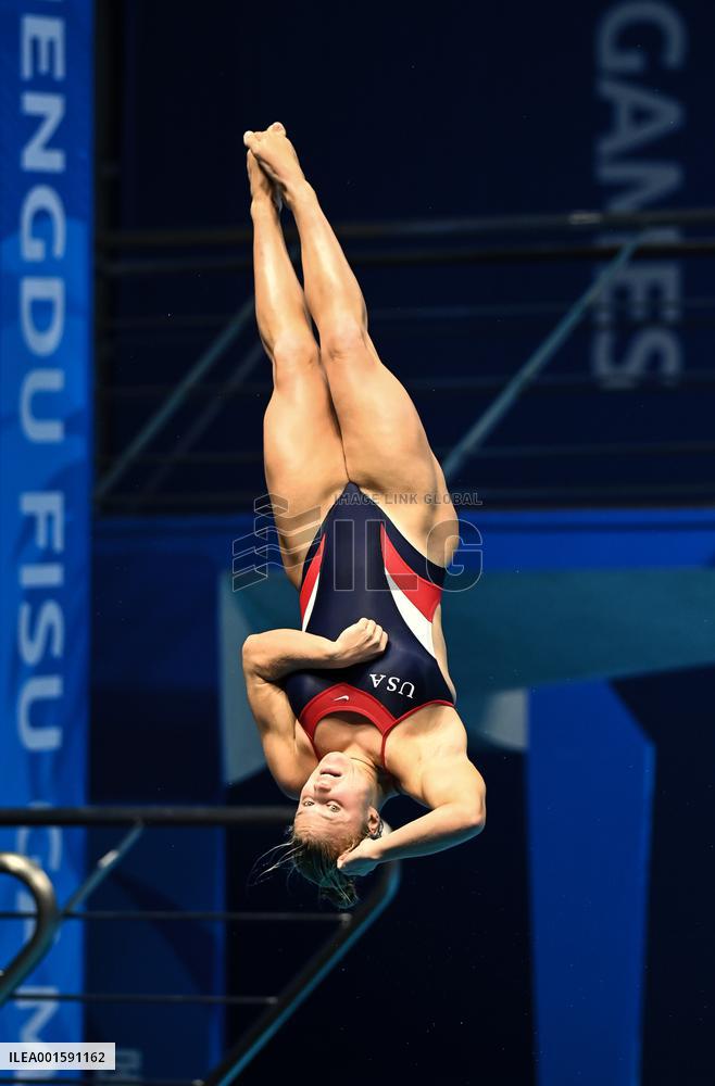 (Chengdu Universiade)CHINA-CHENGDU-WORLD UNIVERSITY GAMES-DIVING (CN)