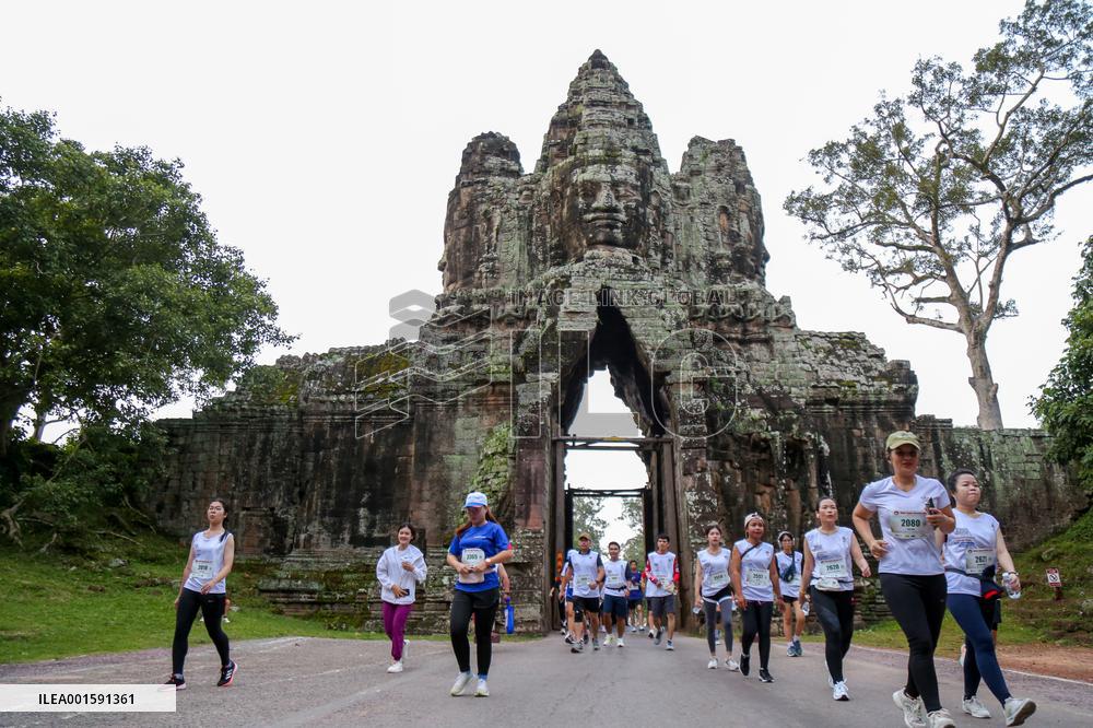 (SP)CAMBODIA-SIEM REAP-KHMER EMPIRE MARATHON