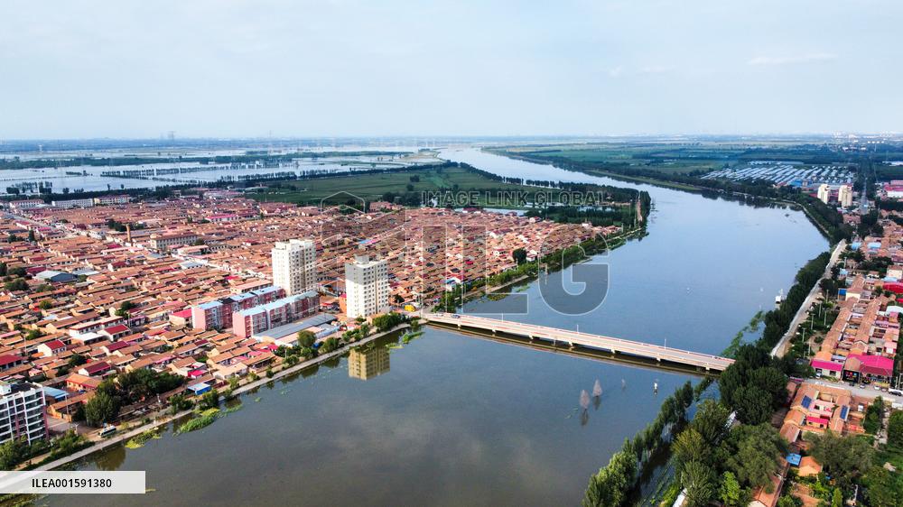 CHINA-TIANJIN-DAQINGHE RIVER-FLOOD-RED ALERT(CN)