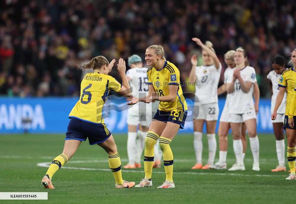 (SP)AUSTRALIA-MELBOURNE-2023 FIFA WOMEN'S WORLD CUP-ROUND OF 16-SWE VS USA
