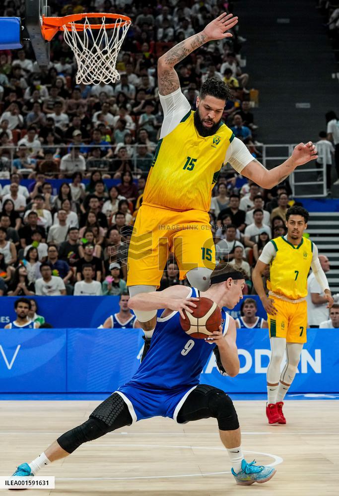 (Chengdu Universiade)CHINA-CHENGDU-WORLD UNIVERSITY GAMES-BASKETBALL (CN)