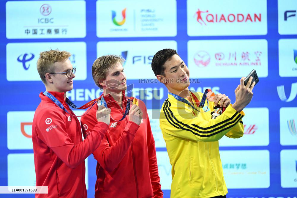 (Chengdu Universiade)CHINA-CHENGDU-WORLD UNIVERSITY GAMES-SWIMMING (CN)