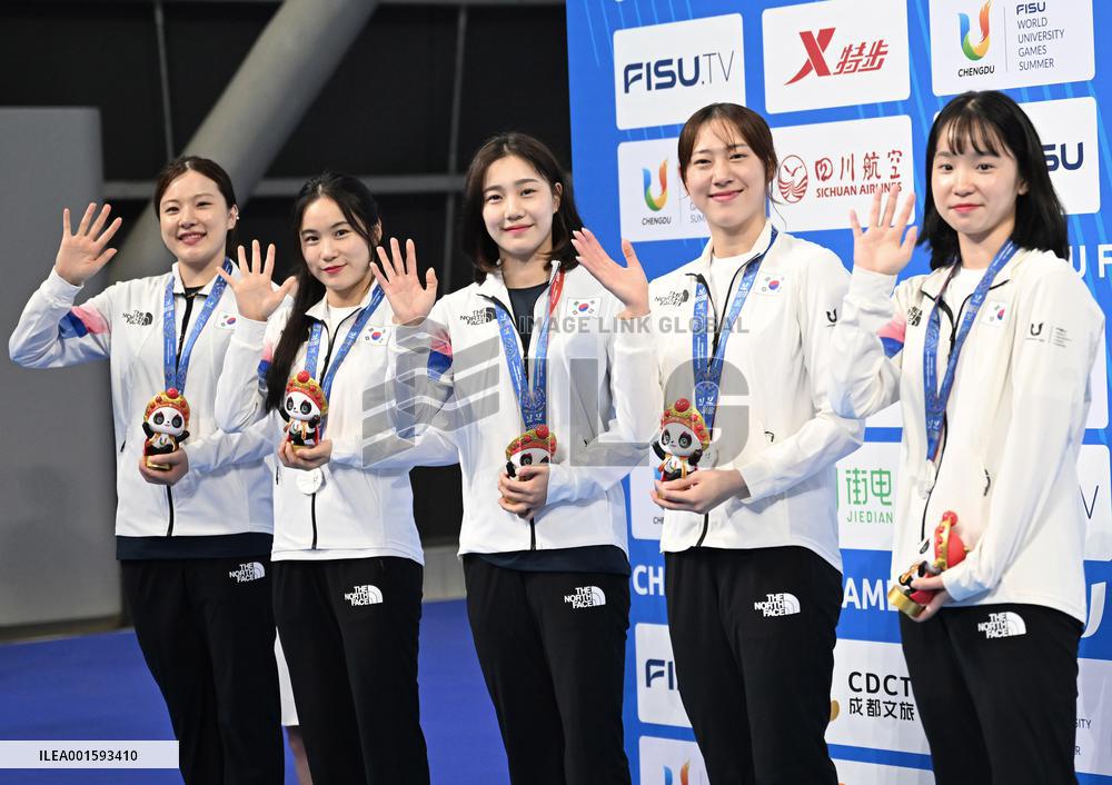 (Chengdu Universiade)CHINA-CHENGDU-WORLD UNIVERSITY GAMES-DIVING (CN)