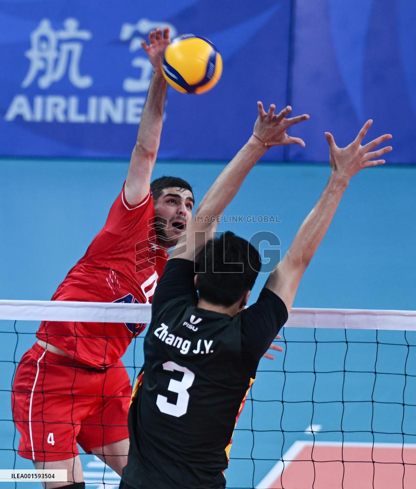 (Chengdu Universiade) CHINA-CHENGDU-WORLD UNIVERSITY GAMES-VOLLEYBALL (CN)
