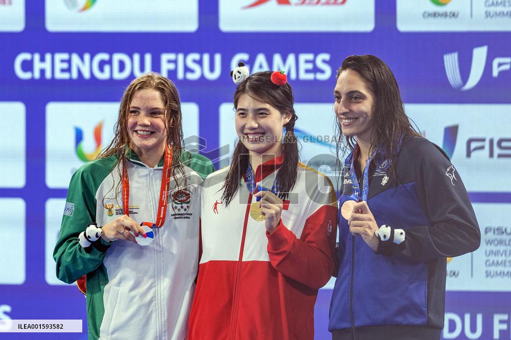 (Chengdu Universiade)CHINA-CHENGDU-WORLD UNIVERSITY GAMES-SWIMMING (CN)