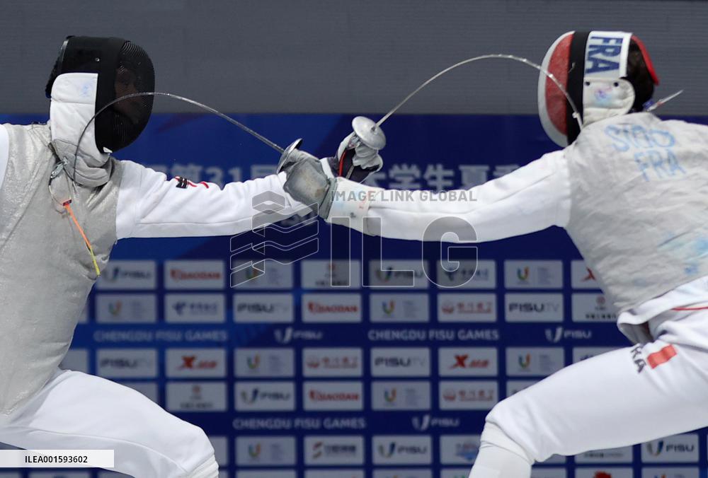 (Chengdu Universiade)CHINA-CHENGDU-WORLD UNIVERSITY GAMES-FENCING (CN)