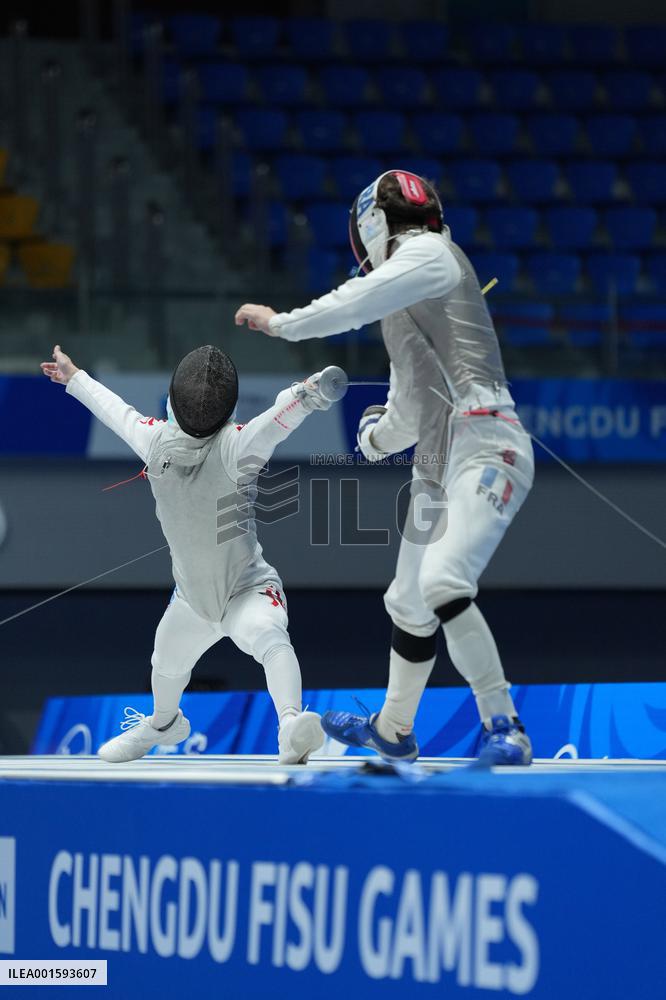 (Chengdu Universiade)CHINA-CHENGDU-WORLD UNIVERSITY GAMES-FENCING (CN)