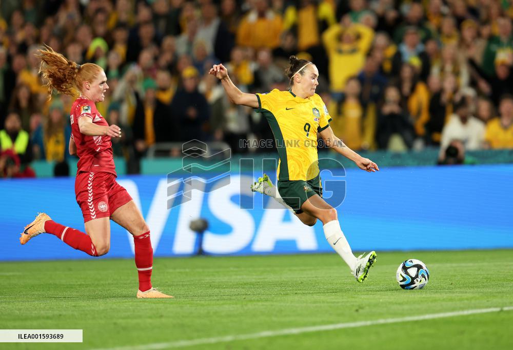 (SP)AUSTRALIA-SYDNEY-FIFA-WOMEN'S WORLD CUP-ROUND OF 16-AUS VS DEN