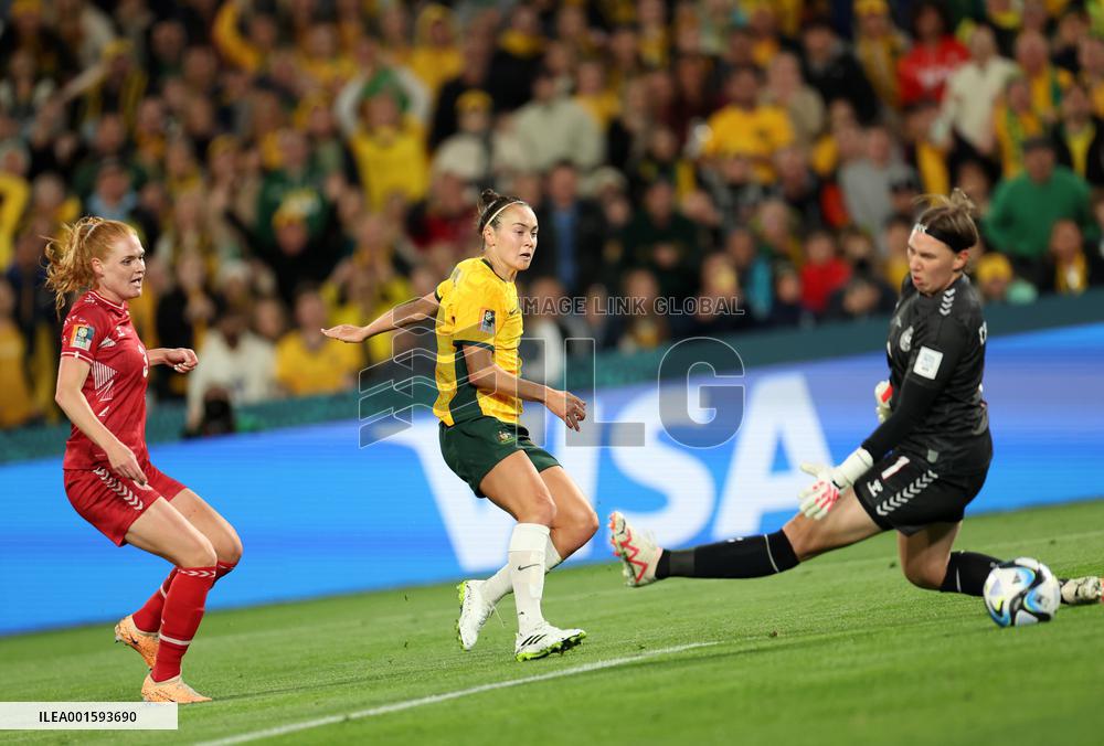 (SP)AUSTRALIA-SYDNEY-FIFA-WOMEN'S WORLD CUP-ROUND OF 16-AUS VS DEN