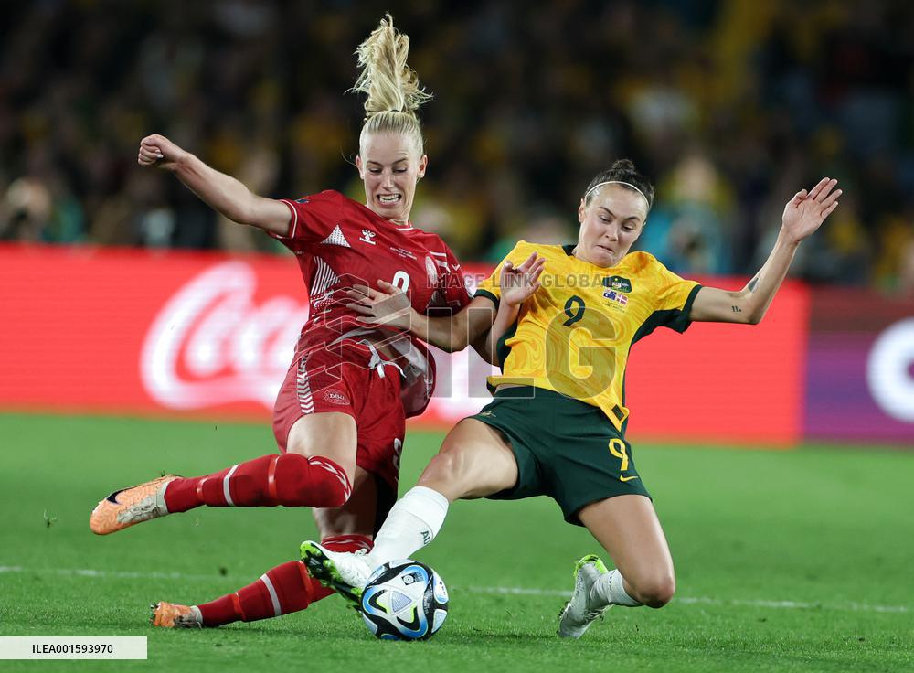 (SP)AUSTRALIA-SYDNEY-FIFA-WOMEN'S WORLD CUP-ROUND OF 16-AUS VS DEN