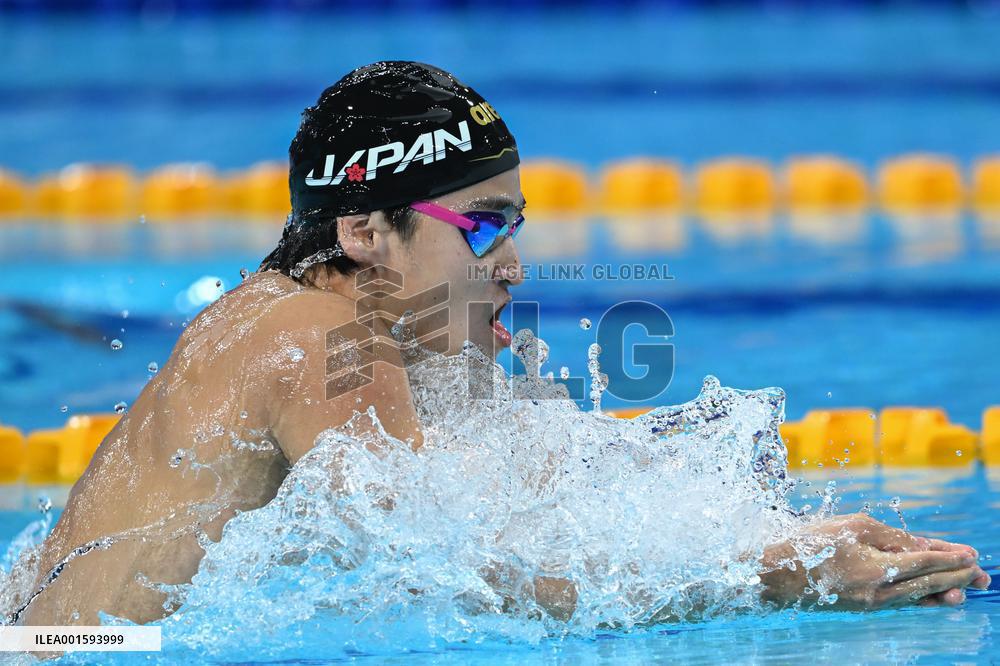 (Chengdu Universiade)CHINA-CHENGDU-WORLD UNIVERSITY GAMES-SWIMMING(CN)