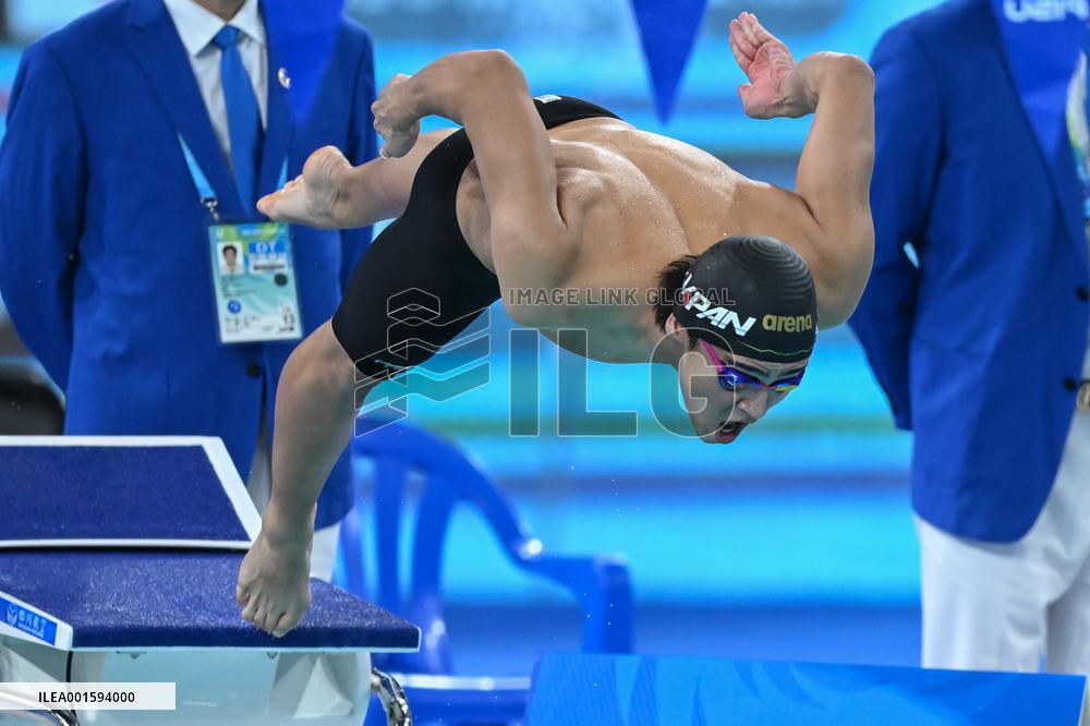 (Chengdu Universiade)CHINA-CHENGDU-WORLD UNIVERSITY GAMES-SWIMMING(CN)