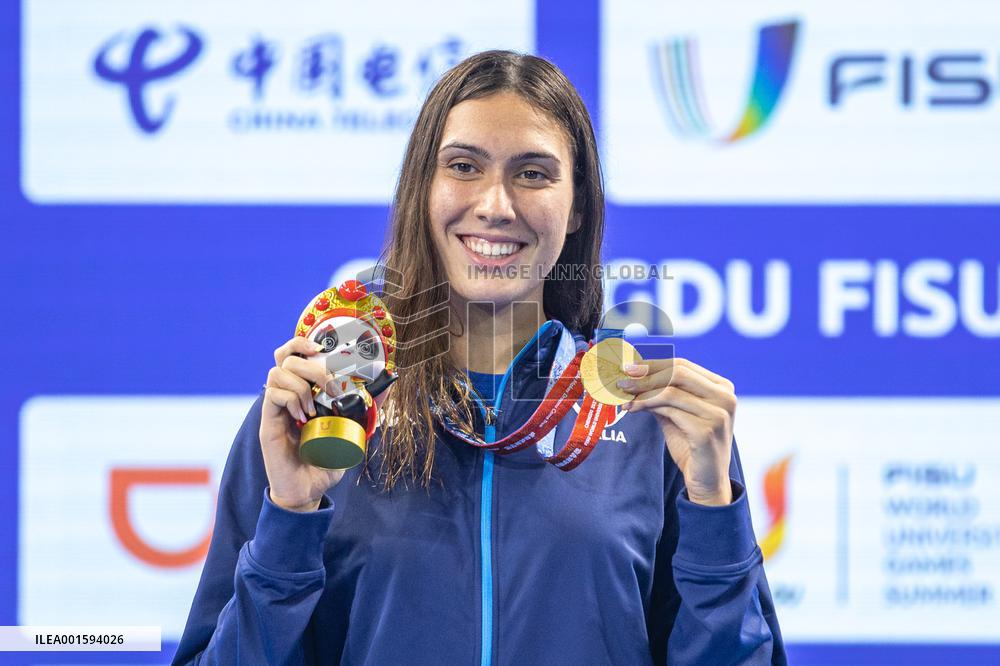 (Chengdu Universiade)CHINA-CHENGDU-WORLD UNIVERSITY GAMES-SWIMMING (CN)