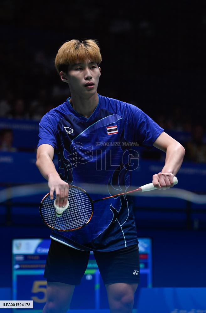 (Chengdu Universiade)CHINA-CHENGDU-WORLD UNIVERSITY GAMES-BADMINTON (CN)