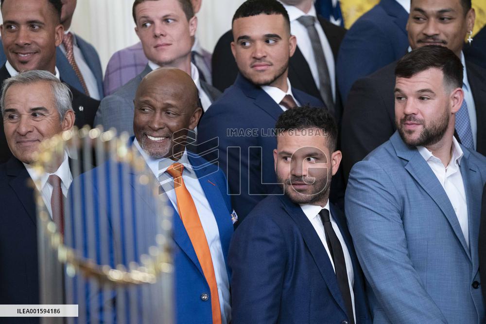 Houston Astros Celebrate 2022 World Series Win at White House