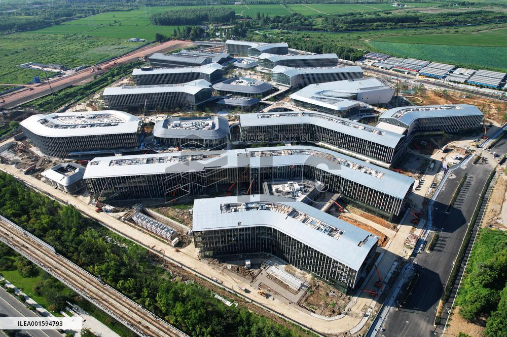 Alibaba Damo Institute South Lake Park (Lakeside Laboratory)  Construction in Hangzhou, China