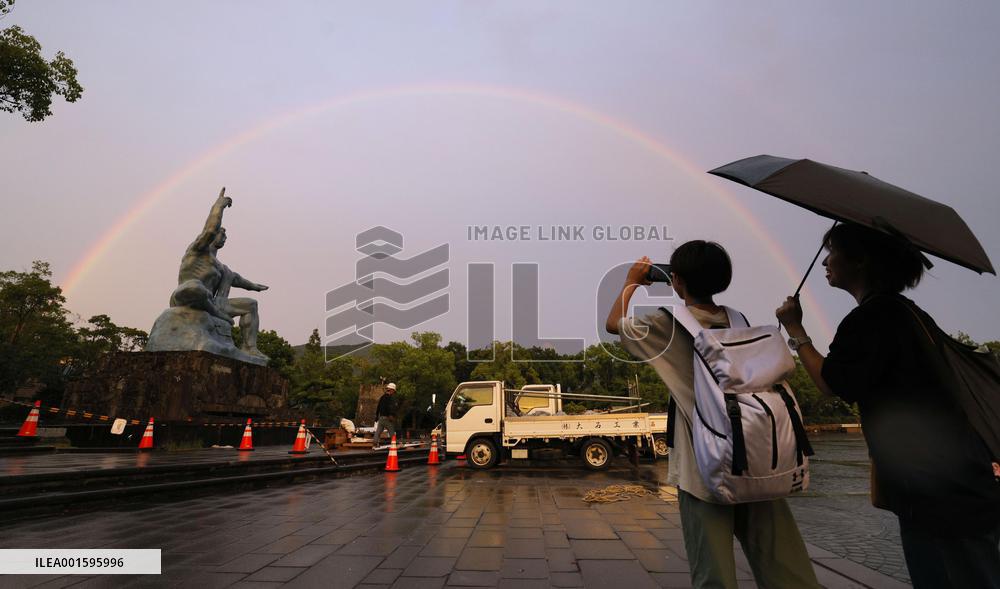 Scene of Nagasaki before 78th A-bomb anniversary