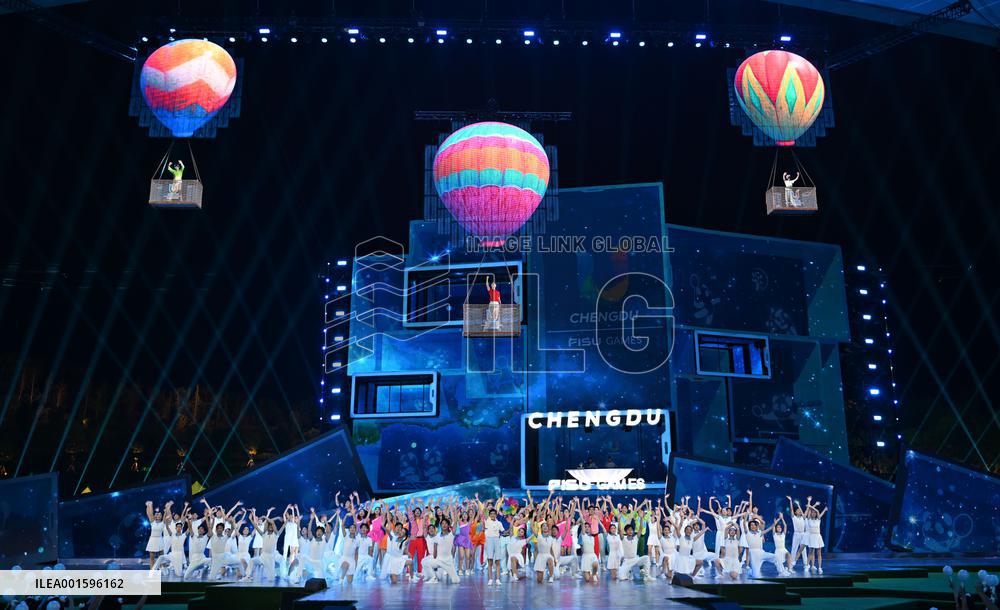 (Chengdu Universiade)CHINA-CHENGDU-WORLD UNIVERSITY GAMES-CLOSING CEREMONY (CN)