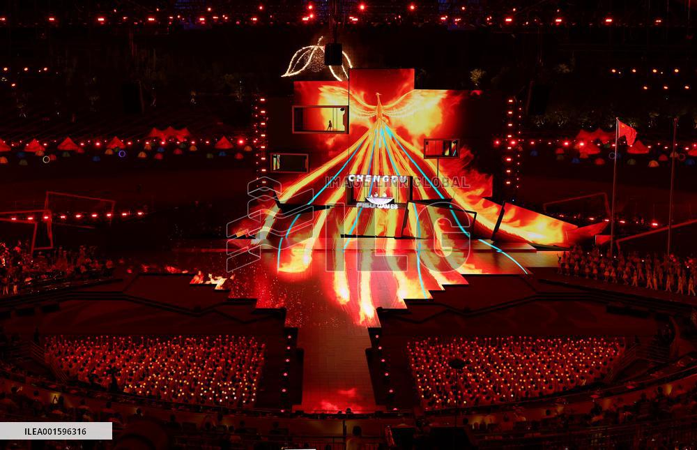 (Chengdu Universiade)CHINA-CHENGDU-WORLD UNIVERSITY GAMES-CLOSING CEREMONY (CN)