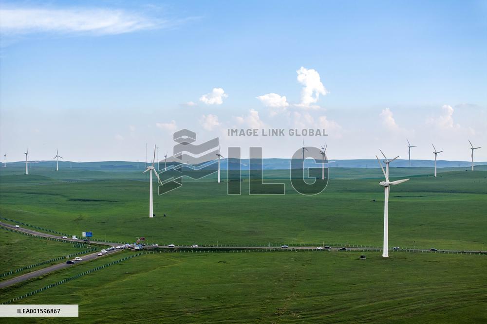 Huiteng Xile Grassland in Ulanqab, China