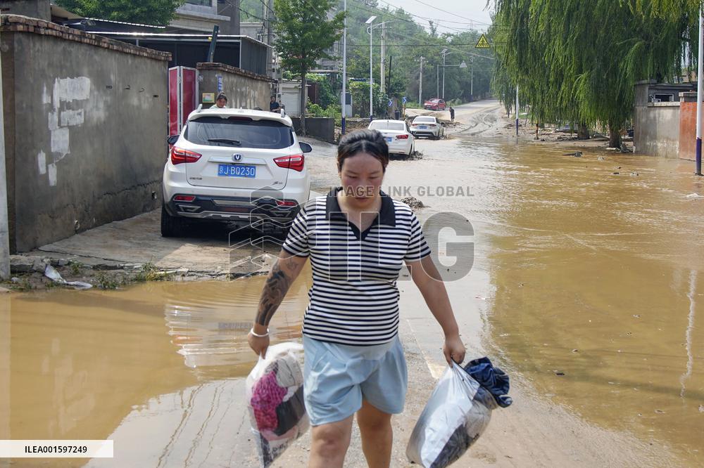 Aftermath of torrential rain in China