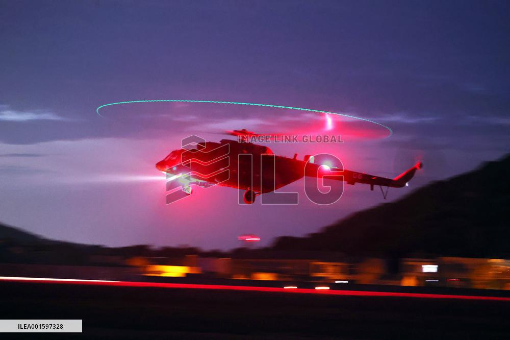 A Llive-fire Drill At Sea in China