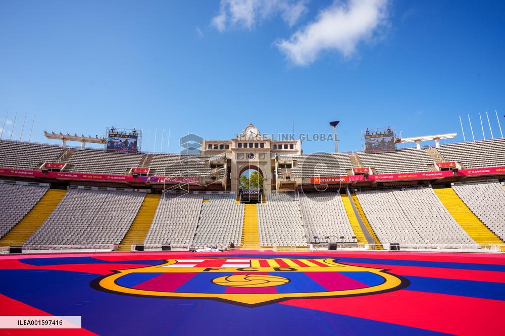 (SP)SPAIN-BARCELONA-FOOTBALL-GAMPER TROPHY-BARCELONA VS TOTTHENHAM HOTSPUR