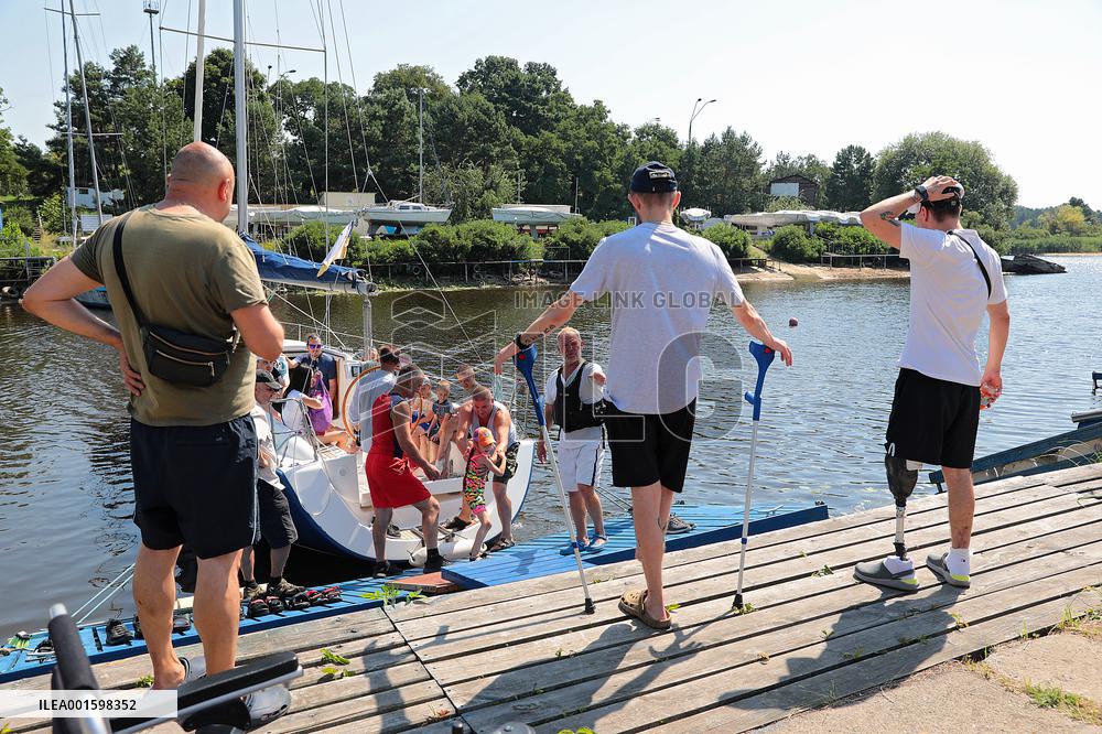 Rehabilitation of veterans at Kyiv Yacht Club