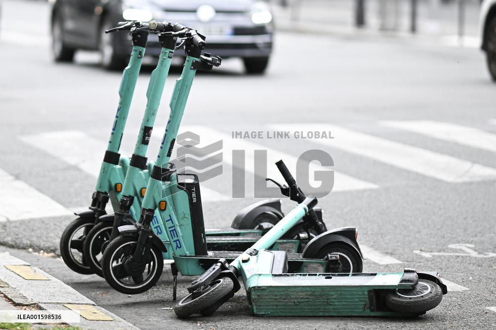 End Of Self-Service Scooters In Paris From September 1