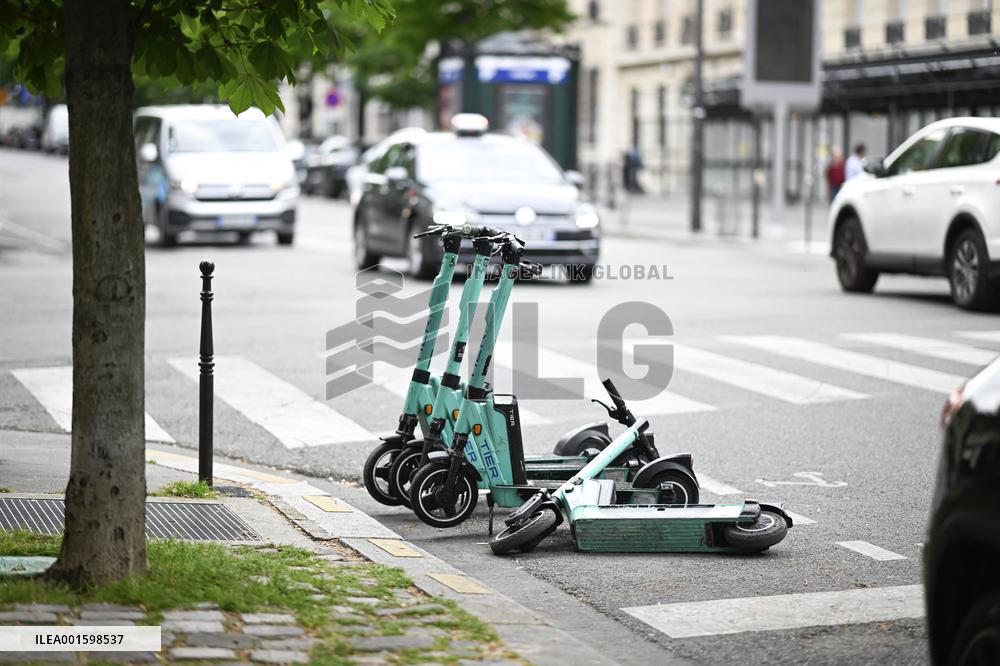 End Of Self-Service Scooters In Paris From September 1
