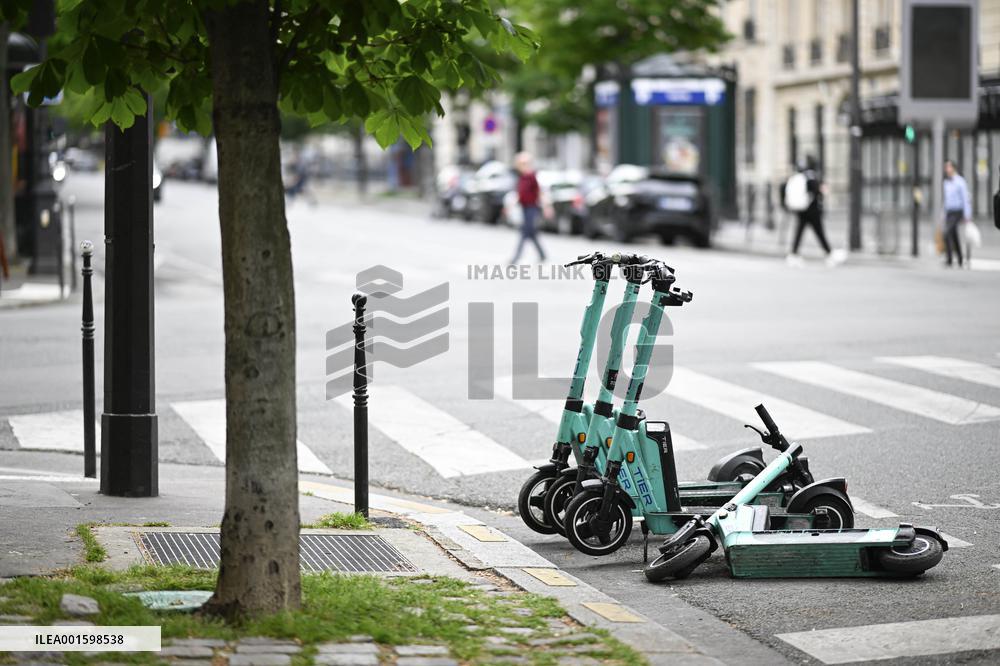 End Of Self-Service Scooters In Paris From September 1