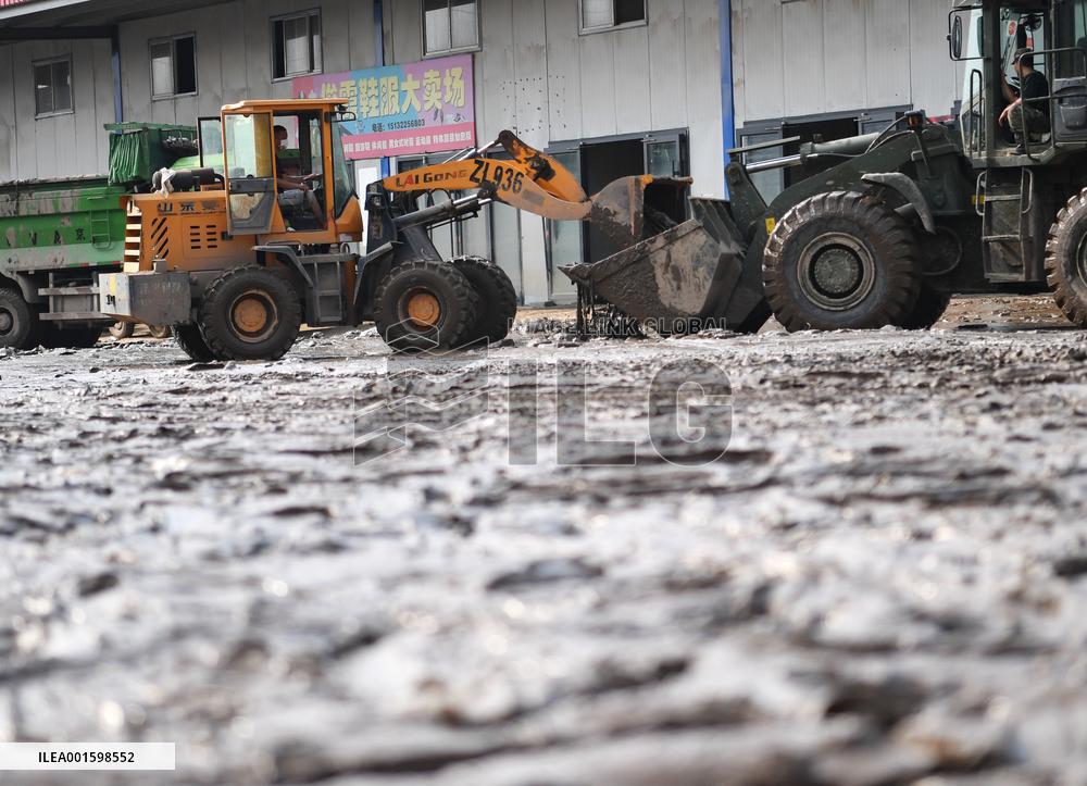 CHINA-HEBEI-ZHUOZHOU-FLOOD-WHOLESALE MARKET-RESTORATION (CN)