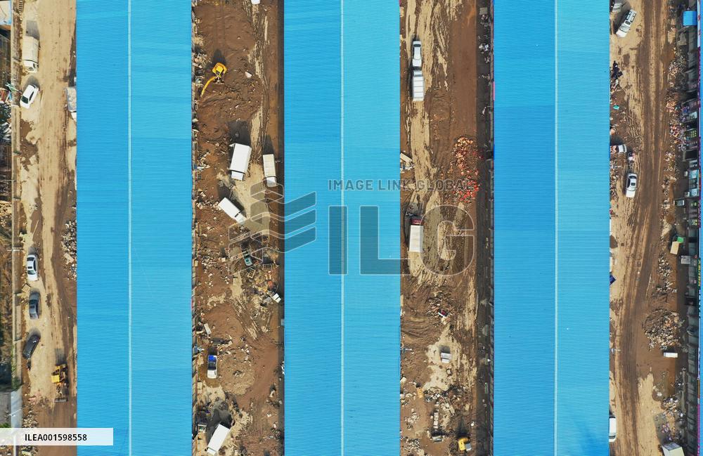 CHINA-HEBEI-ZHUOZHOU-FLOOD-WHOLESALE MARKET-RESTORATION (CN)