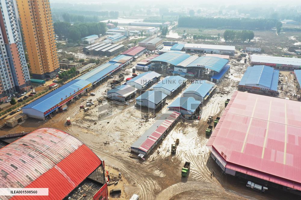 CHINA-HEBEI-ZHUOZHOU-FLOOD-WHOLESALE MARKET-RESTORATION (CN)