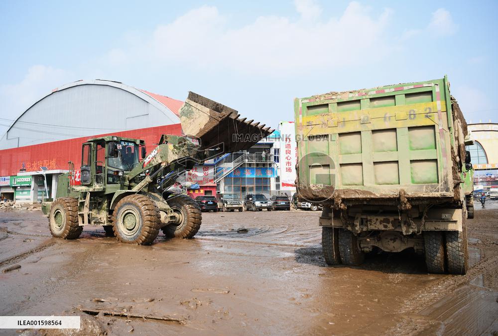 CHINA-HEBEI-ZHUOZHOU-FLOOD-WHOLESALE MARKET-RESTORATION (CN)