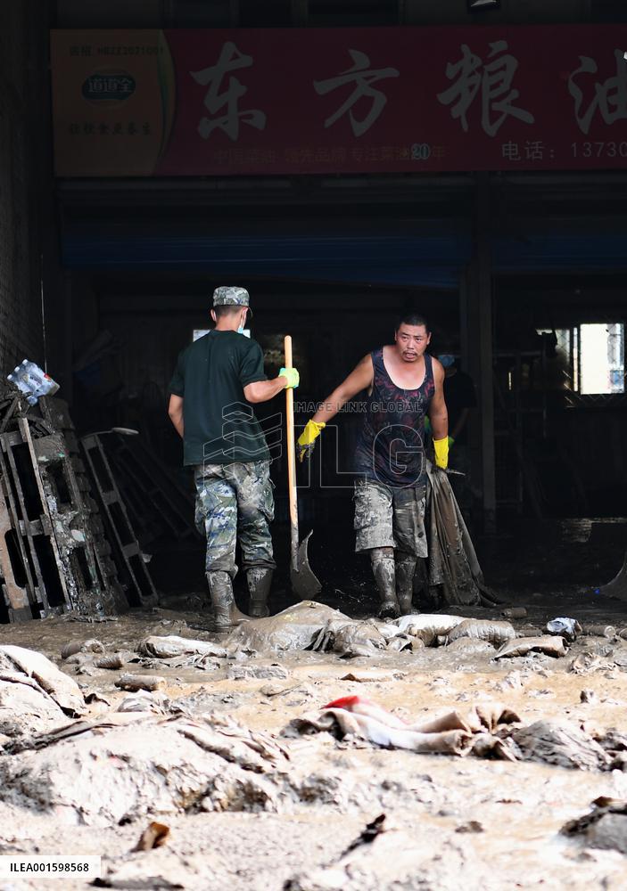 CHINA-HEBEI-ZHUOZHOU-FLOOD-WHOLESALE MARKET-RESTORATION (CN)