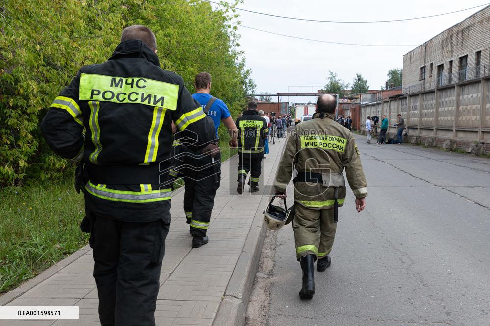 RUSSIA-MOSCOW REGION-PLANT BLAST