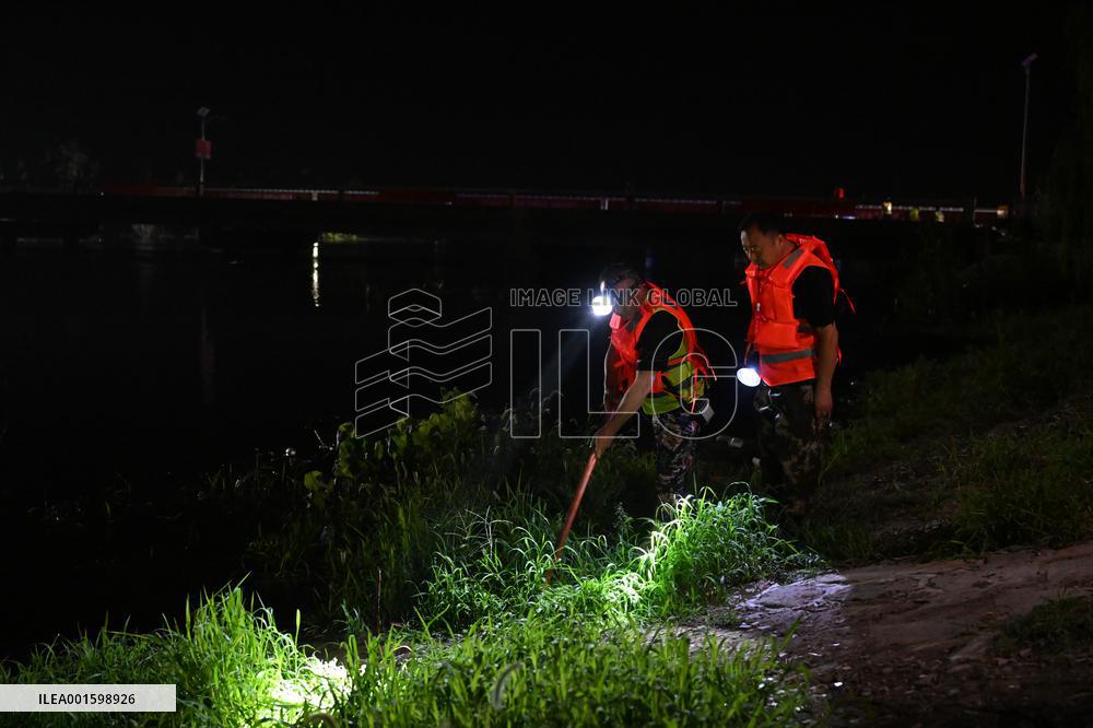 CHINA-TIANJIN-DAQINGHE RIVER-FLOOD-RELIEF WORK (CN)