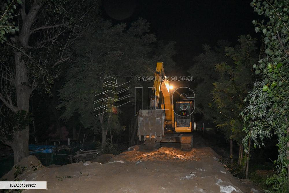 CHINA-TIANJIN-DAQINGHE RIVER-FLOOD-RELIEF WORK (CN)