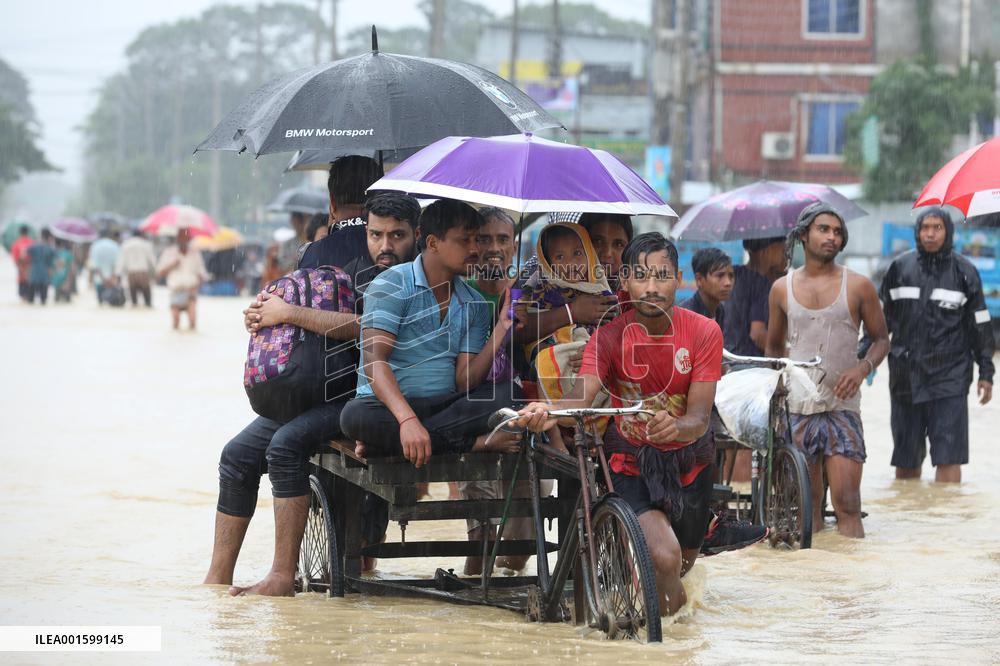 BANGLADESH-CHATTOGRAM-FLOODS