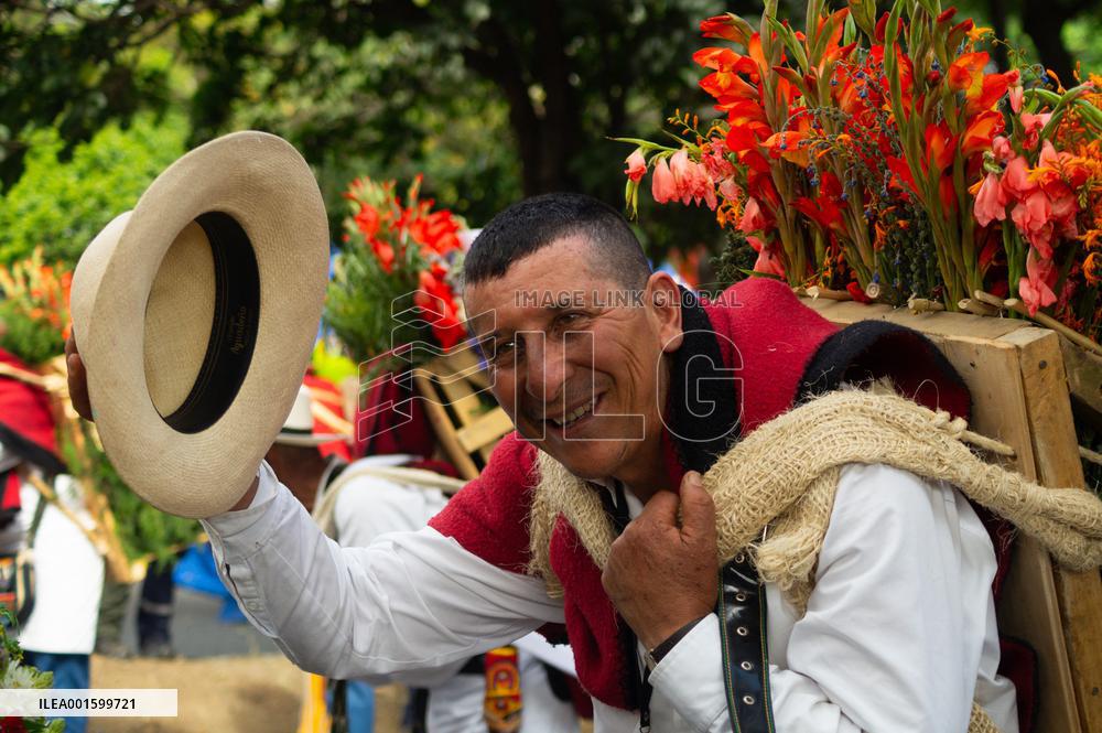 Medellin 'Feria de las Flores' - Silleteros Parade